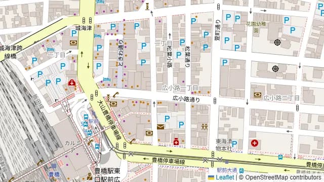 三河酒場 豊橋店の周辺地図