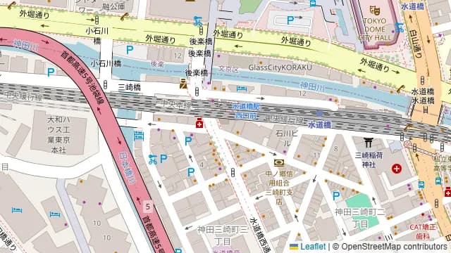 SAPANA 飯田橋プラーノ店の周辺地図