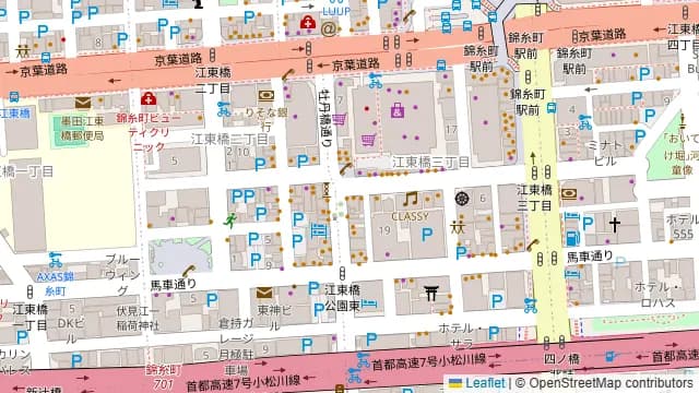 SMILE工房 ヴェルデ錦糸町の周辺地図