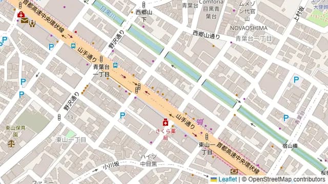 STEAK HOUSE ギューギュー MASAの周辺地図