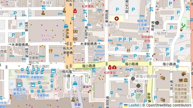 セルフ写真館ARISA 京都駅前店の周辺地図