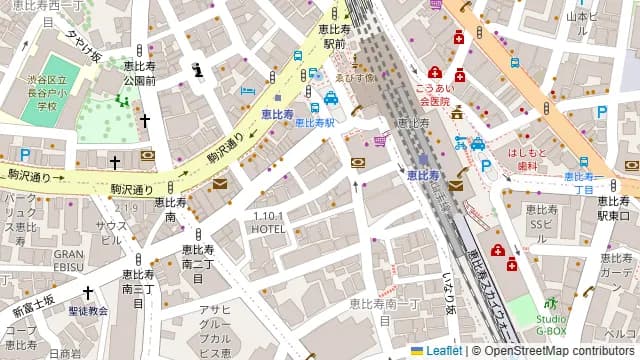 恵比寿 JAN KEN PON(ジャンケンポン)の周辺地図