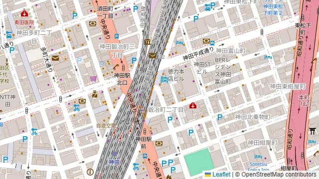 個室居酒屋 番屋 神田駅前店の周辺地図