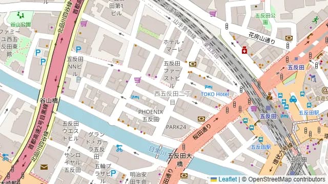 CONA 五反田店の周辺地図