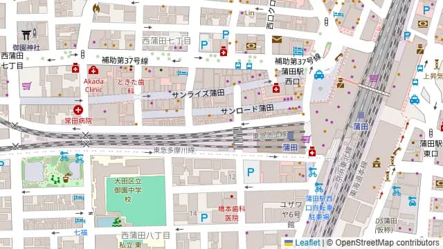 串幸 本店の周辺地図