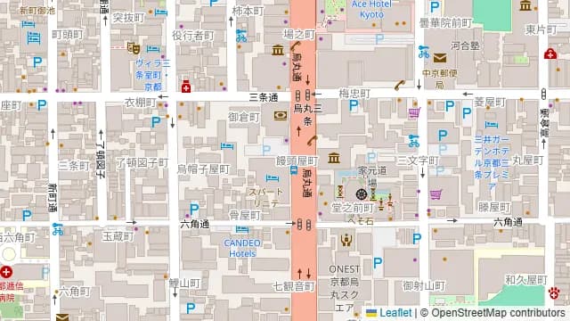 隨縁亭(ホテルモントレ京都)の周辺地図