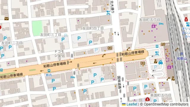 個室居酒屋 肉炉端 弁慶 和歌山駅前店の周辺地図