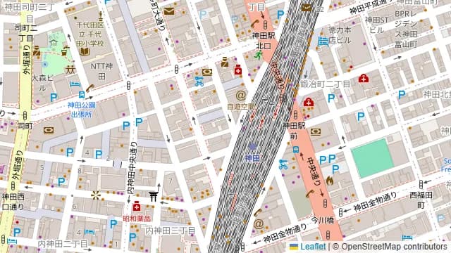 神田よあかしの周辺地図