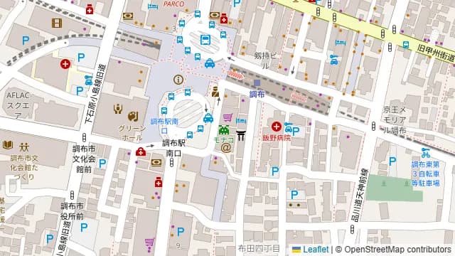 四十八漁場 調布駅前店の周辺地図