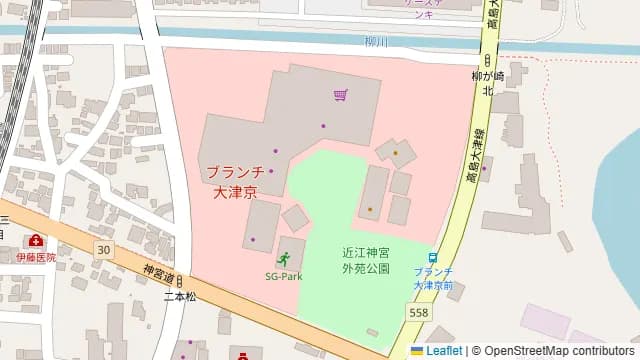 BRANCH大津京の周辺地図
