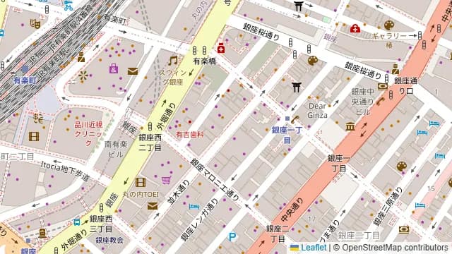 ラシック アンジュール【Le chic unjour】の周辺地図