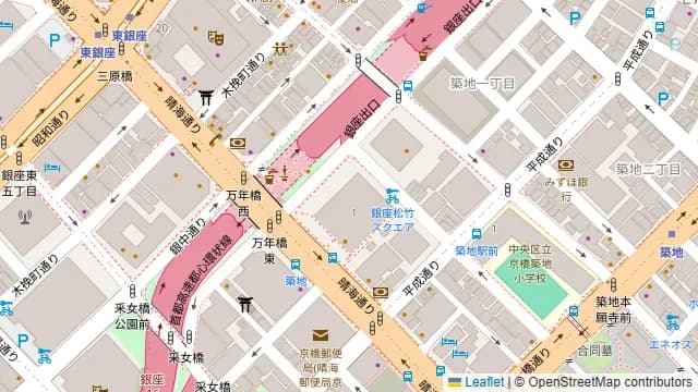 はなの舞 有楽町店の周辺地図