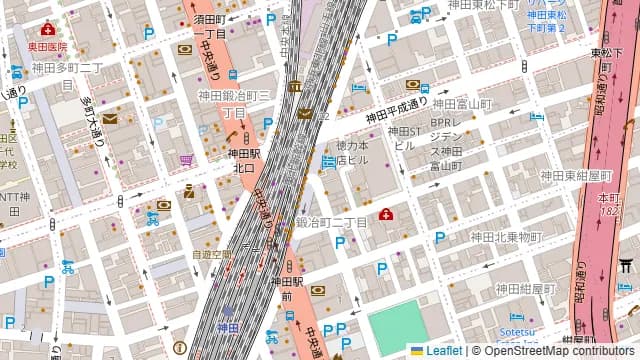 完全個室居酒屋 星夜の宴 神田駅前店の周辺地図