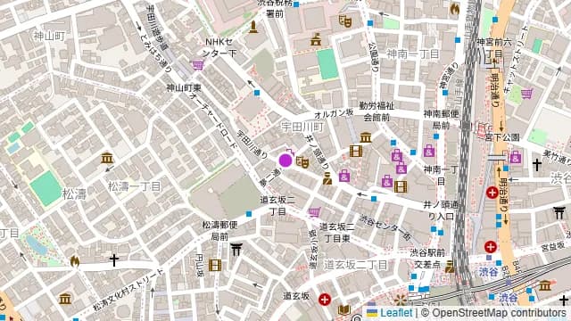 鹿児島料理 丸万 東急プラザ渋谷店の周辺地図