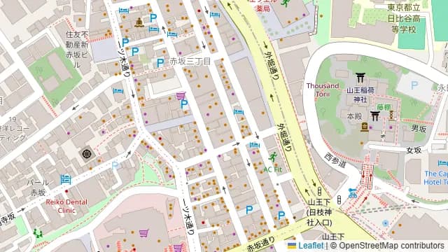 THE PUBLIC RED AKASAKAの周辺地図