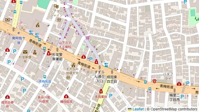 炭火台所 鶏丸の周辺地図