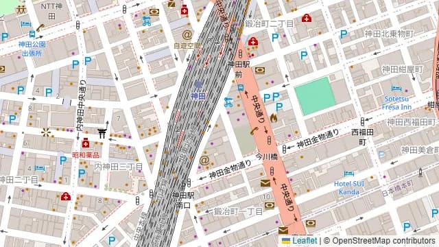 47都道府県日本酒&海鮮料理 個室居酒屋 蔵四季 神田南口店の周辺地図