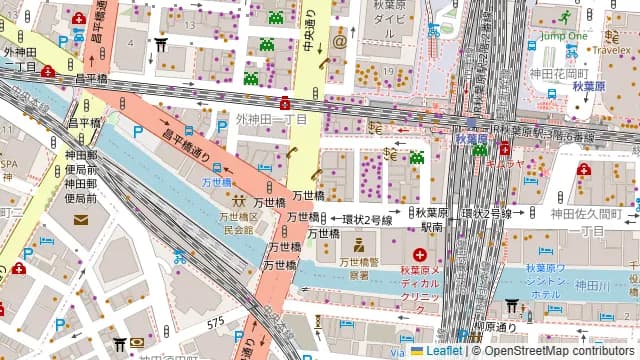 Darts UP 秋葉原店の周辺地図