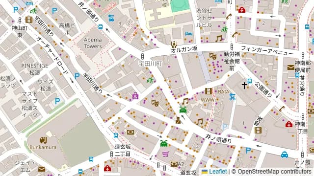 韓国料理 ホンデポチャ 渋谷店の周辺地図