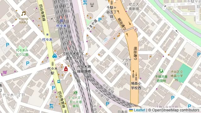 Azzurro520 ほぼ新宿のれん街の周辺地図