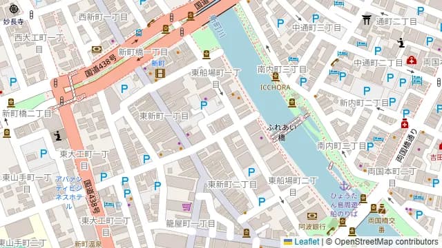 橋本ダンススタジオ徳島スタジオの周辺地図