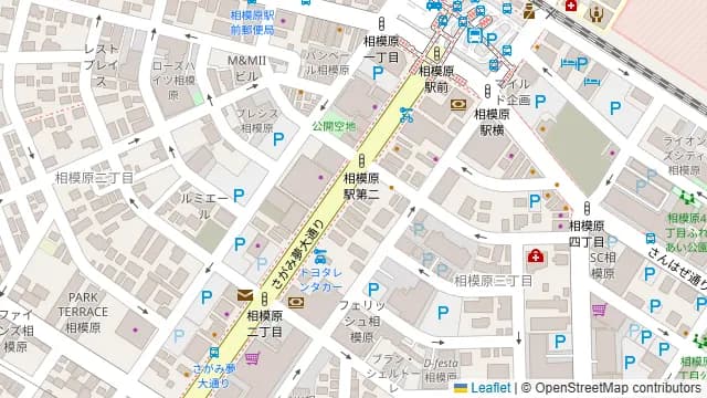グランディール404の周辺地図