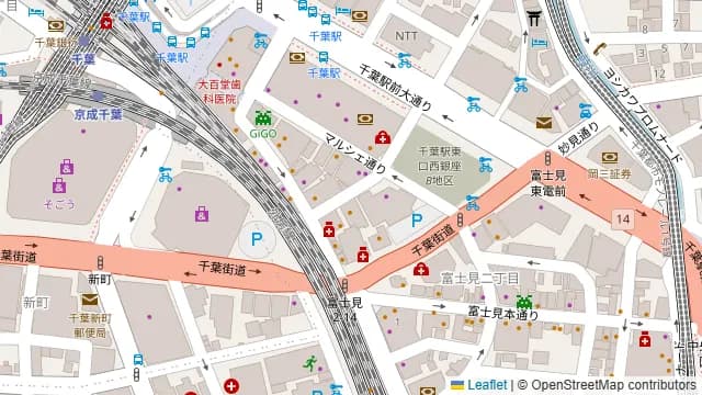 串ごろ 千葉店の周辺地図