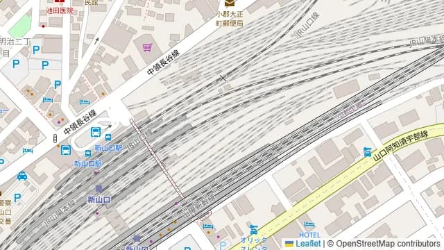 目利きの銀次 新山口新幹線口駅前店の周辺地図