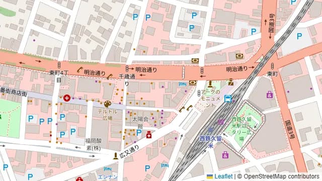 炭火焼肉 絆繁の周辺地図