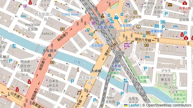 Darts UP(ダーツ アップ)五反田店の周辺地図
