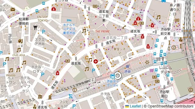 渋谷ピカリエリゾート本店の周辺地図