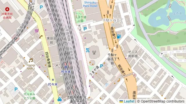 チャイニーズダイニング 好来 代々木店の周辺地図