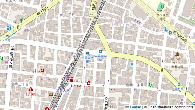 学大酒場トモリバの周辺地図