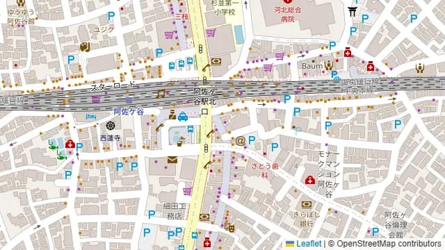 縁家 阿佐ヶ谷店の周辺地図