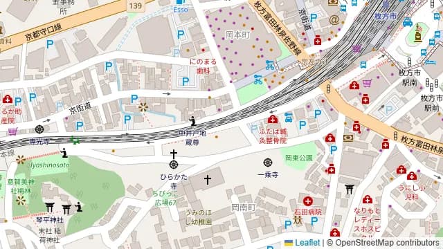 ソライロキッチンモアナ 枚方モール店の周辺地図