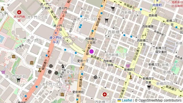 グッドモーニングカフェ&グリル虎ノ門の周辺地図