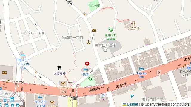 焼肉酒場ちゃやまやの周辺地図