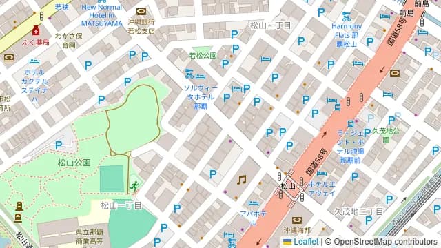 沖縄料理と海鮮居酒屋 平家亭の周辺地図