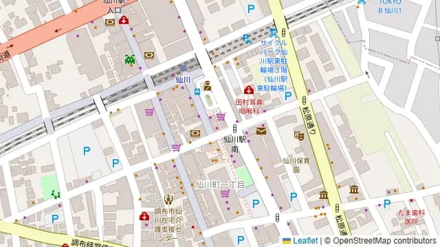センガワポワールの周辺地図