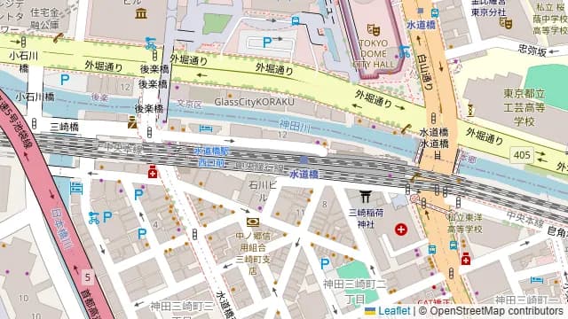 ビストロユウ 水道橋の周辺地図