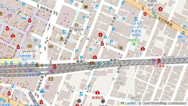 アストロ吉祥寺の周辺地図