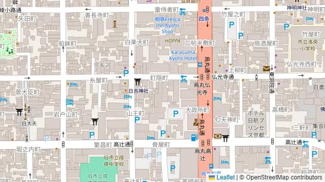 ロビンソン烏丸の周辺地図