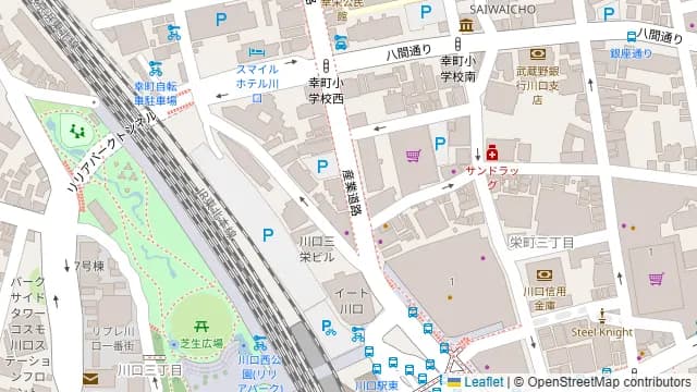 炉端とおでん 呼炉凪来 川口店の周辺地図