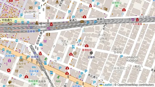 レンタルスタジオキッカの周辺地図