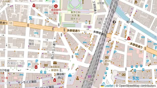 TIME SHARING 蒲田 第二美須ビルの周辺地図
