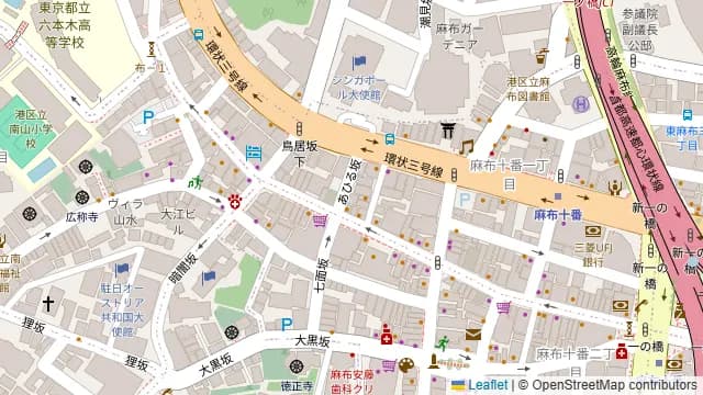 タッカンマリ大学の周辺地図