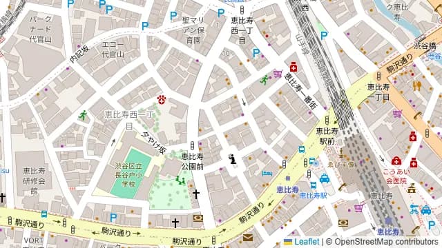 dining & bar KITSUNE 渋谷の周辺地図