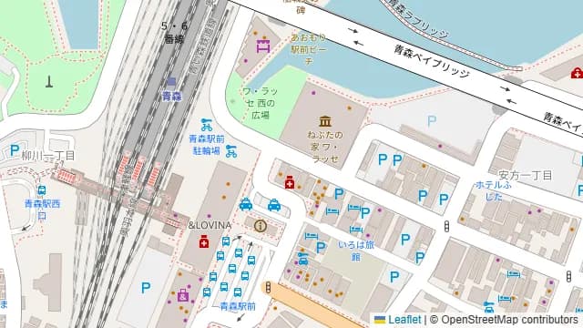 大衆とり酒場 とりいちず 青森駅前店の周辺地図