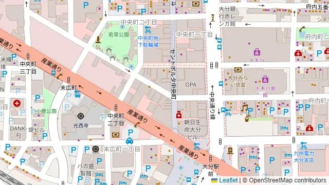 オロチと柊の周辺地図