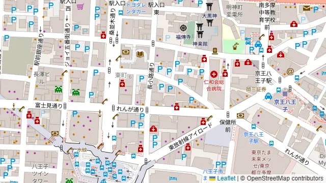 関根精肉店 八王子店の周辺地図